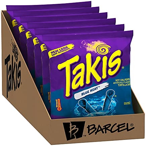 TAKIS BLUE HEAT HOT TORTILLA CHIPS FOR SALE